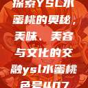 探索YSL水蜜桃的奥秘，美味、美容与文化的交融ysl水蜜桃色号407  第1张