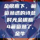 金银瓶下，葡萄熟透的诗意时光金银瓶4葡萄熟了,金牛  第1张