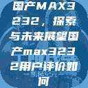 国产MAX3232，探索与未来展望国产max3232用户评价如何  第1张
