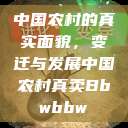 中国农村的真实面貌,变迁与发展中国农村真卖Bbwbbw 第1张 中国农村的真实面貌,变迁与发展中国农村真卖Bbwbbw 第1张