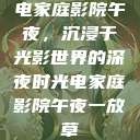 电家庭影院午夜，沉浸于光影世界的深夜时光电家庭影院午夜一放草  第1张