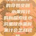 小洞与果汁的奇妙交融，水果榨汁的新探索往小洞里放水果榨果汁会怎样视频  第1张