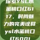 探索YSL水蜜桃口红6117，时尚魅力的完美诠释ysl水蜜桃口红6001  第1张