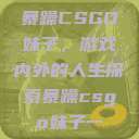 暴躁CSGO妹子，游戏内外的人生探索暴躁csgo妹子一  第1张